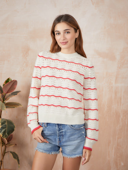 Luna Wave Stripe Crew