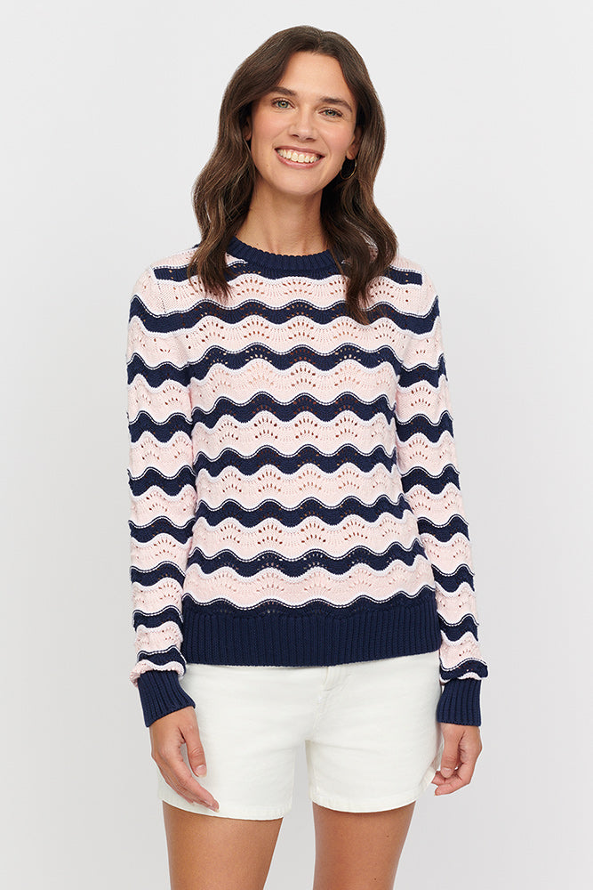 LEVI WAVE STRIPE CREW